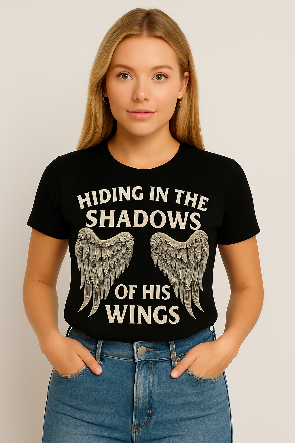 Hiding In The Shadows of His Wings